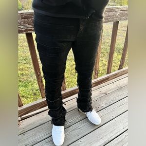 •Black Stacked• Jeans by Valabasas